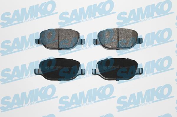 Samko 5SP855 - Тормозные колодки, дисковые, комплект autospares.lv