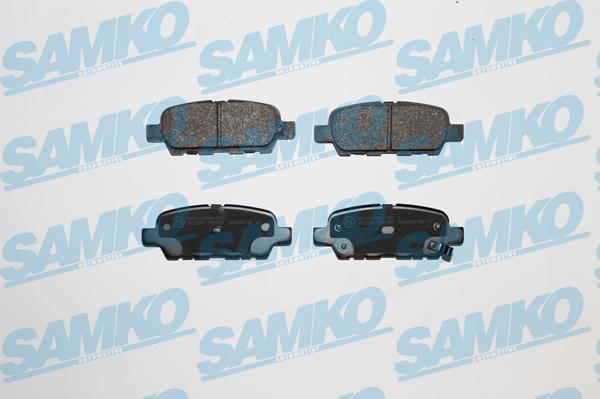 Samko 5SP857 - Тормозные колодки, дисковые, комплект autospares.lv
