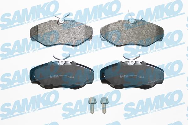 Samko 5SP908 - Тормозные колодки, дисковые, комплект autospares.lv
