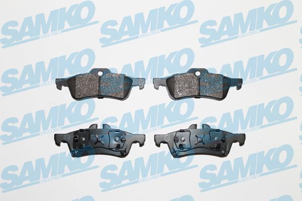 Samko 5SP861 - Тормозные колодки, дисковые, комплект autospares.lv