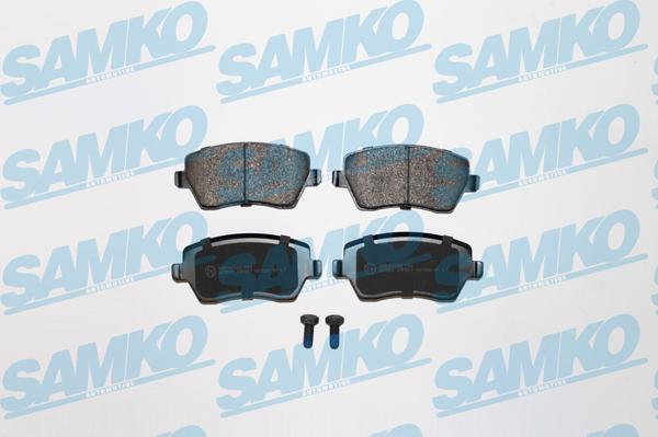 Samko 5SP867 - Тормозные колодки, дисковые, комплект autospares.lv