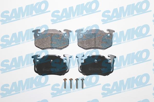 Samko 5SP801 - Тормозные колодки, дисковые, комплект autospares.lv