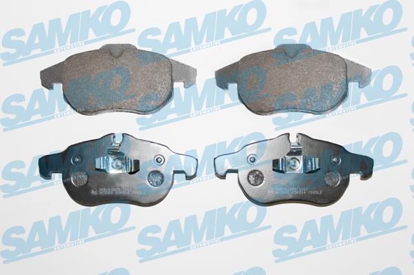 Samko 5SP814 - Тормозные колодки, дисковые, комплект autospares.lv