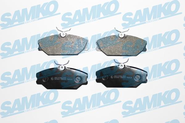 Samko 5SP816 - Тормозные колодки, дисковые, комплект autospares.lv