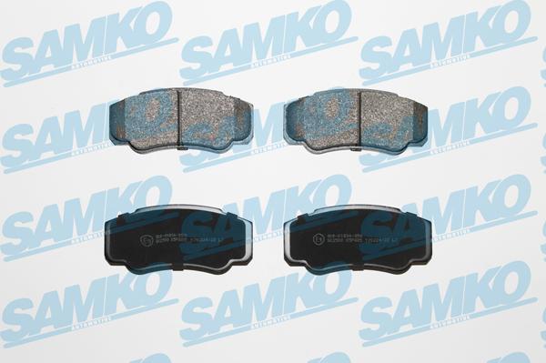 Samko 5SP885 - Тормозные колодки, дисковые, комплект autospares.lv
