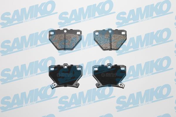 Samko 5SP836 - Тормозные колодки, дисковые, комплект autospares.lv