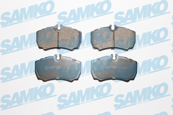 Samko 5SP830 - Тормозные колодки, дисковые, комплект autospares.lv