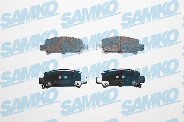 Samko 5SP838 - Тормозные колодки, дисковые, комплект autospares.lv