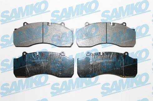 Samko 5SP824 - Тормозные колодки, дисковые, комплект autospares.lv