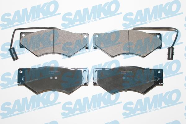 Samko 5SP879 - Тормозные колодки, дисковые, комплект autospares.lv