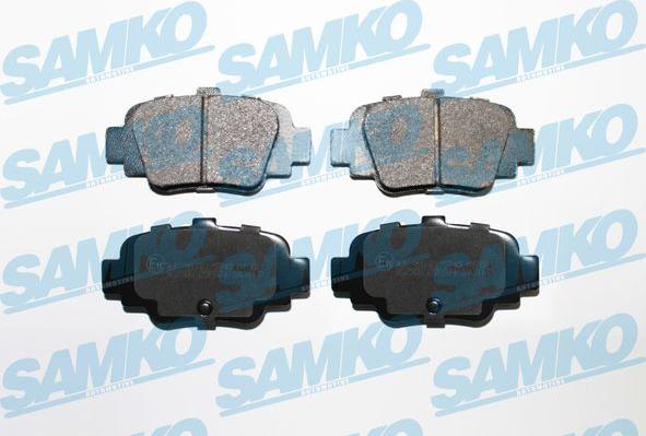 Samko 5SP874 - Тормозные колодки, дисковые, комплект autospares.lv