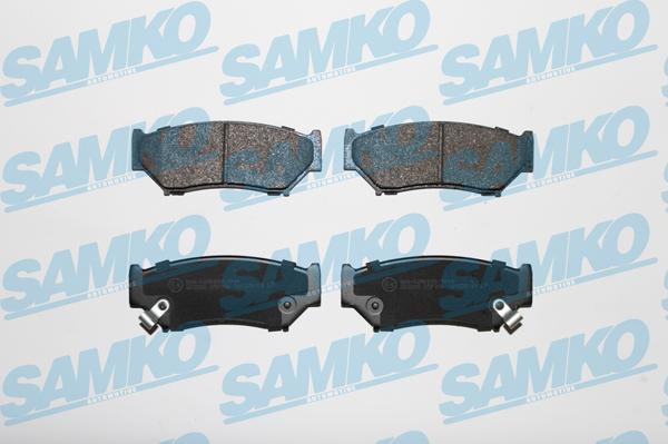 Samko 5SP396 - Тормозные колодки, дисковые, комплект autospares.lv