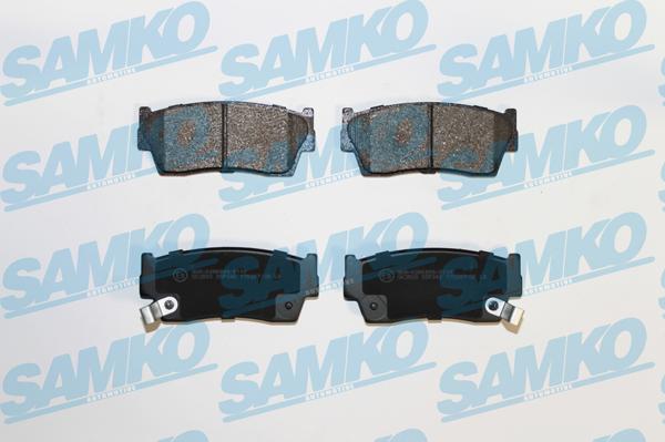 Samko 5SP342 - Тормозные колодки, дисковые, комплект autospares.lv
