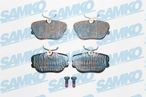 Samko 5SP356 - Тормозные колодки, дисковые, комплект autospares.lv