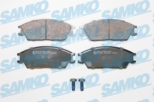 Samko 5SP364 - Тормозные колодки, дисковые, комплект autospares.lv