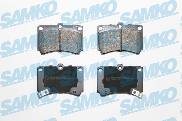 Samko 5SP366 - Тормозные колодки, дисковые, комплект autospares.lv