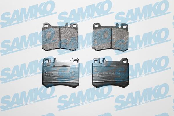 Samko 5SP361 - Тормозные колодки, дисковые, комплект autospares.lv