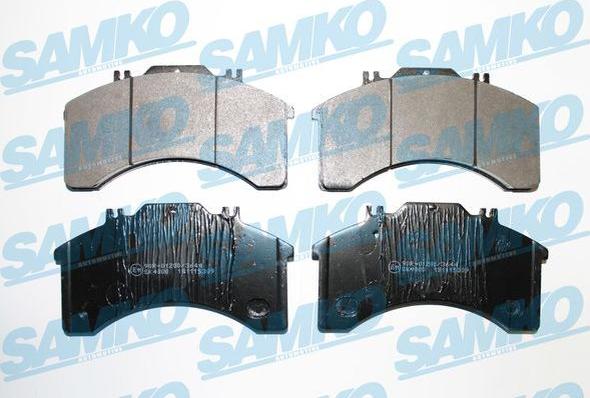 Samko 5SP309 - Тормозные колодки, дисковые, комплект autospares.lv
