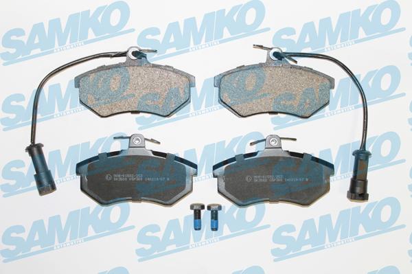Samko 5SP300 - Тормозные колодки, дисковые, комплект autospares.lv