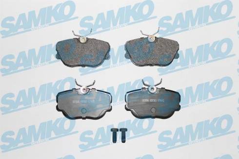 Samko 5SP303 - Тормозные колодки, дисковые, комплект autospares.lv