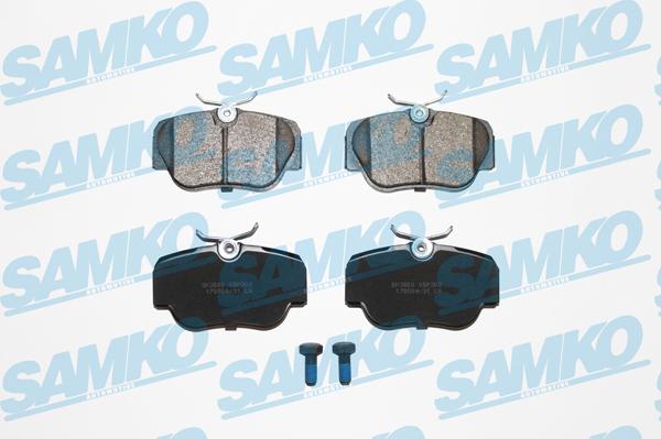 Samko 5SP302 - Тормозные колодки, дисковые, комплект autospares.lv