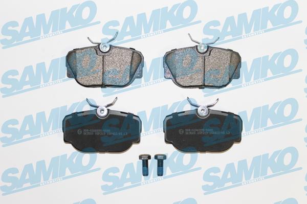 Samko 5SP319 - Тормозные колодки, дисковые, комплект autospares.lv