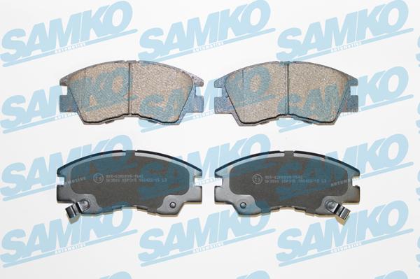 Samko 5SP315 - Тормозные колодки, дисковые, комплект autospares.lv