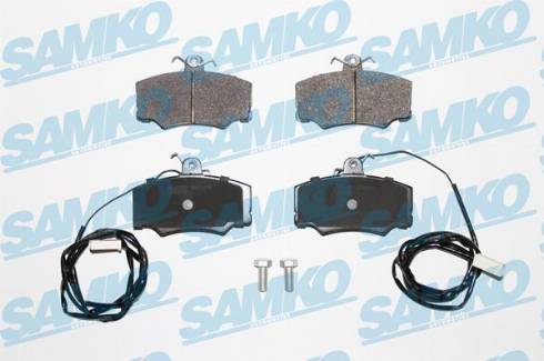 Samko 5SP316 - Тормозные колодки, дисковые, комплект autospares.lv