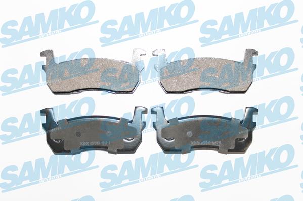 Samko 5SP313 - Тормозные колодки, дисковые, комплект autospares.lv