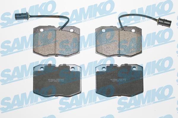 Samko 5SP388 - Тормозные колодки, дисковые, комплект autospares.lv