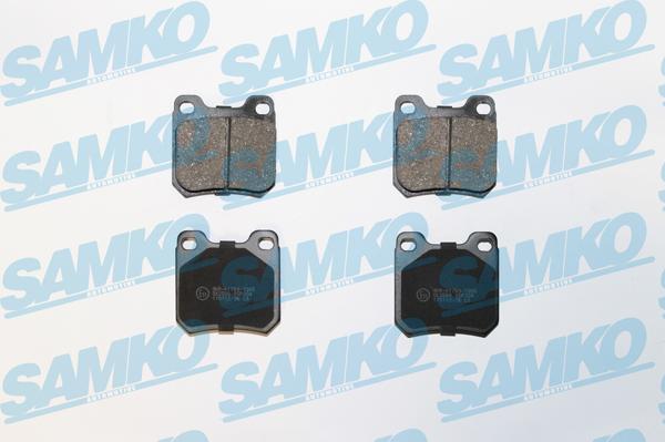 Samko 5SP334 - Тормозные колодки, дисковые, комплект autospares.lv