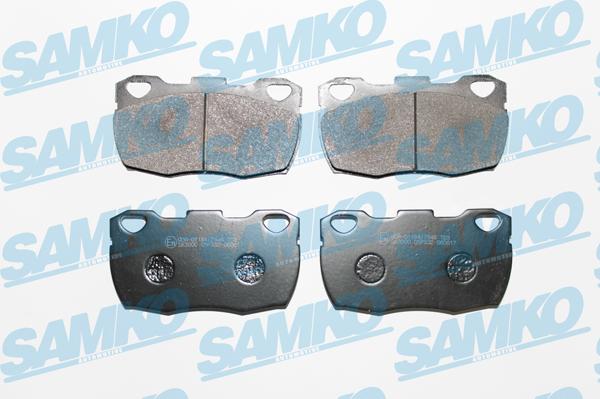 Samko 5SP332 - Тормозные колодки, дисковые, комплект autospares.lv