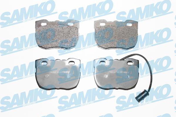 Samko 5SP324 - Тормозные колодки, дисковые, комплект autospares.lv