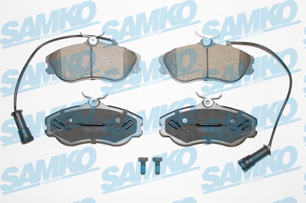 Samko 5SP326 - Тормозные колодки, дисковые, комплект autospares.lv