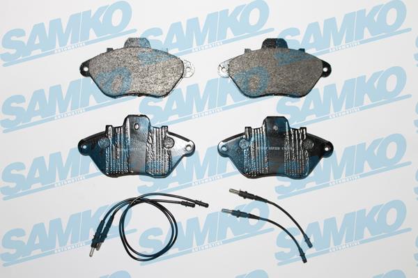 Samko 5SP328 - Тормозные колодки, дисковые, комплект autospares.lv