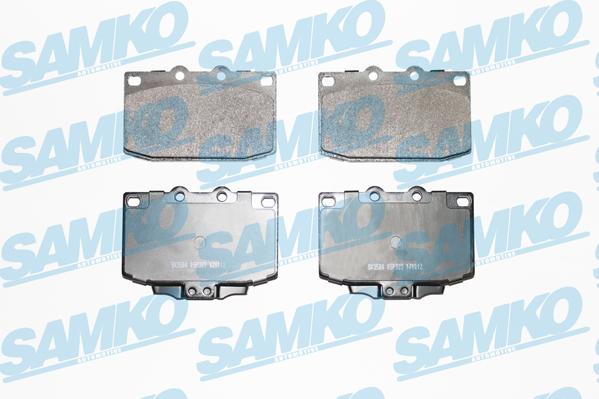 Samko 5SP323 - Тормозные колодки, дисковые, комплект autospares.lv