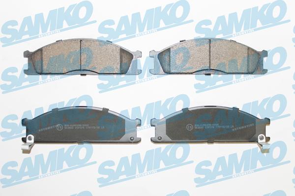 Samko 5SP378 - Тормозные колодки, дисковые, комплект autospares.lv