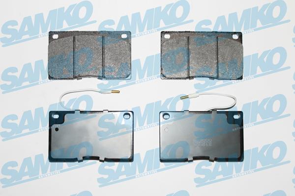 Samko 5SP372 - Тормозные колодки, дисковые, комплект autospares.lv