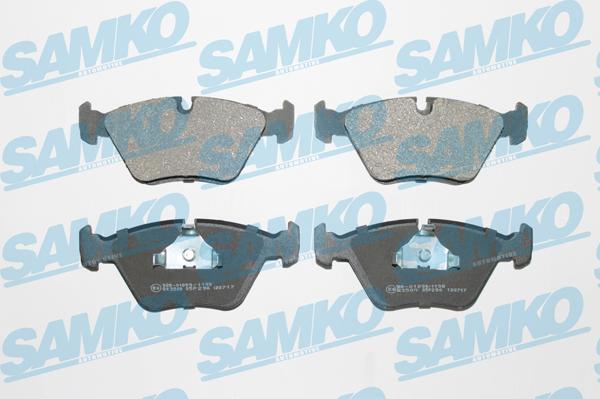 Samko 5SP296 - Тормозные колодки, дисковые, комплект autospares.lv
