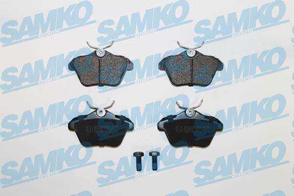 Samko 5SP298 - Тормозные колодки, дисковые, комплект autospares.lv