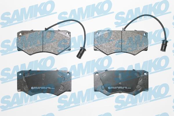 Samko 5SP292 - Тормозные колодки, дисковые, комплект autospares.lv