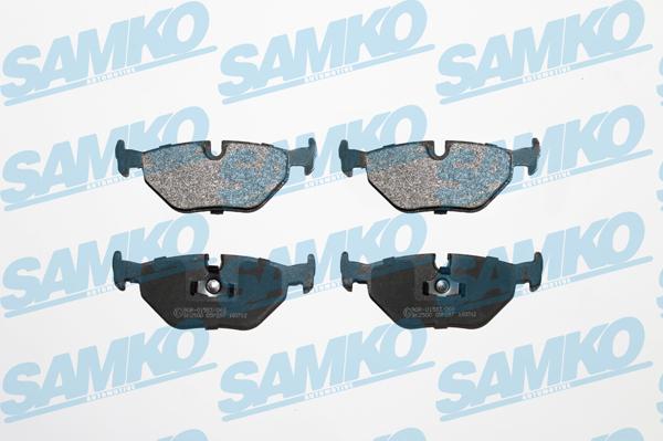 Samko 5SP297 - Тормозные колодки, дисковые, комплект autospares.lv