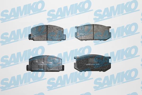 Samko 5SP248 - Тормозные колодки, дисковые, комплект autospares.lv