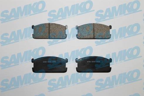 Samko 5SP254 - Тормозные колодки, дисковые, комплект autospares.lv