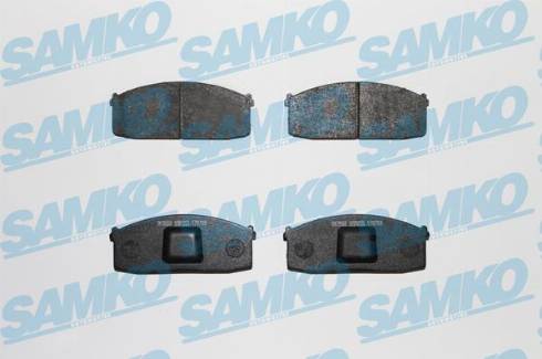 Samko 5SP255 - Тормозные колодки, дисковые, комплект autospares.lv