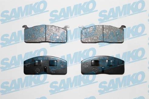 Samko 5SP250 - Тормозные колодки, дисковые, комплект autospares.lv