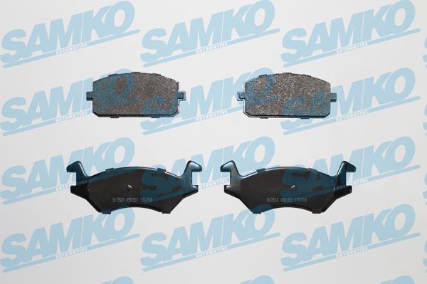 Samko 5SP251 - Тормозные колодки, дисковые, комплект autospares.lv