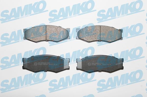 Samko 5SP264 - Тормозные колодки, дисковые, комплект autospares.lv