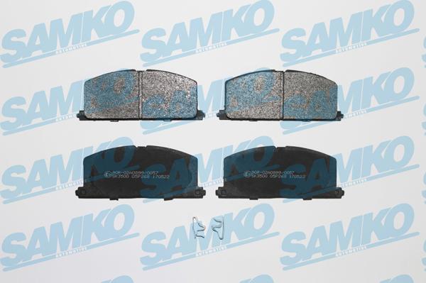 Samko 5SP268 - Тормозные колодки, дисковые, комплект autospares.lv