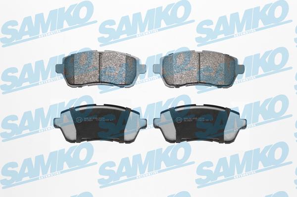 Samko 5SP2045 - Тормозные колодки, дисковые, комплект autospares.lv